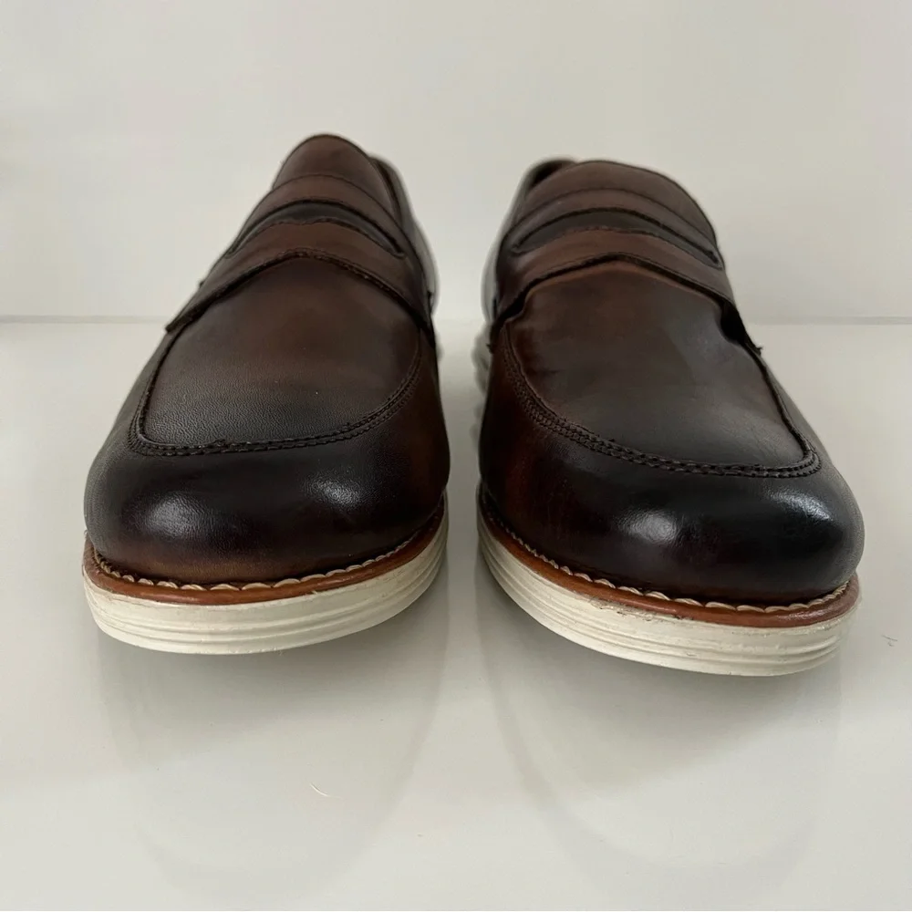 SANDRO MOSCOLONI Natal Penny Loafer In Tan